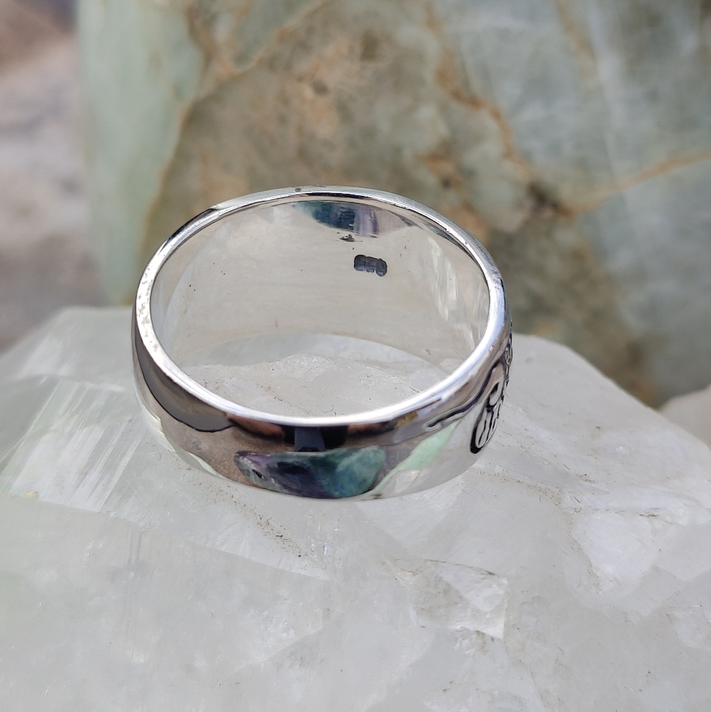 Sterling Silver Dragon Ring, size 11 - Picture 6 of 9